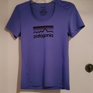 Patagonia Purple  Silk Weight Top